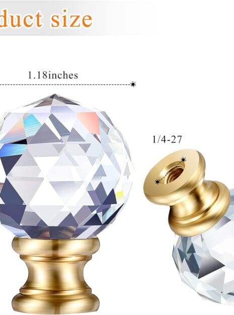 71gnE2V70IS._AC_SL1500_ A set of two knobs with different sizes and colors.