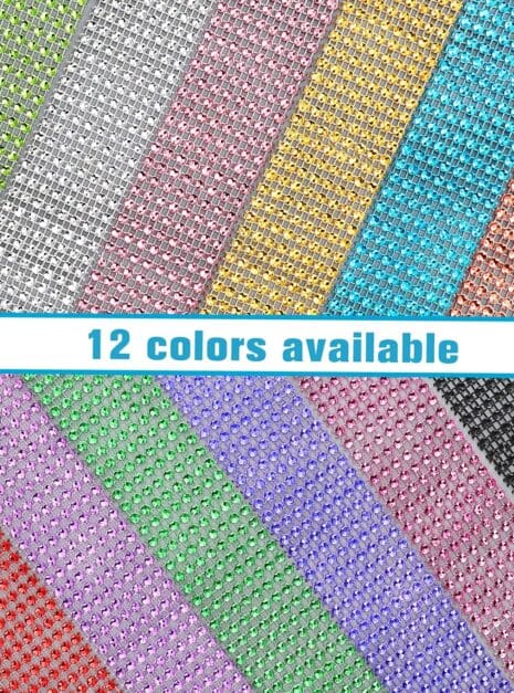 91KxYOosudS._AC_SL1500_ A variety of colors are available for the rhinestone ribbon.