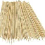 A pile of toothpicks sitting on top of each other.