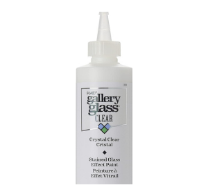 Gallery Glass Crystal Clear Stained Glass Paint, 8 fl oz – Perfect for DIY Arts and Crafts Projects, 19699