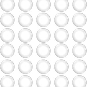30PCS Clear Glass Cabochons 1 Inch Dome Tile Clear Glass Pebbles Non-Calibrated Round Gems for Crafts, Cameo Pendants, Photo Jewelry, Rings, Necklaces” the price will be .99